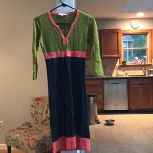 Long sleeved sweater dress